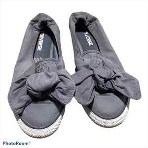 Converse All Star Chuck Taylor Knot Slip-on Women’s Size 8 Rare Color Gray!